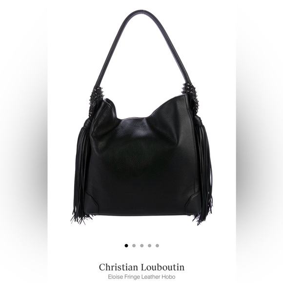 Christian Louboutin Eloise fringe leather hobo - Picture 2 of 5